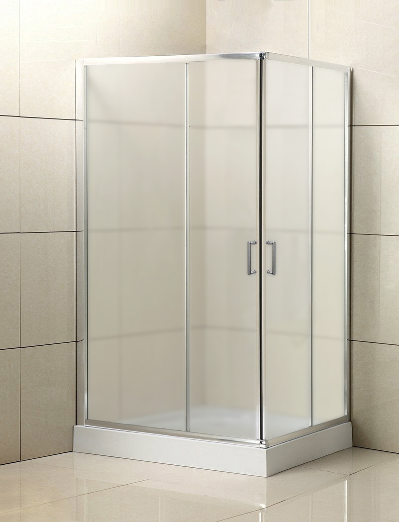 Душевой уголок UNO-195-AH-2-100/80-P-Cr BelBagno